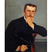 Paul Vallotton the Artist's Brother with Hat