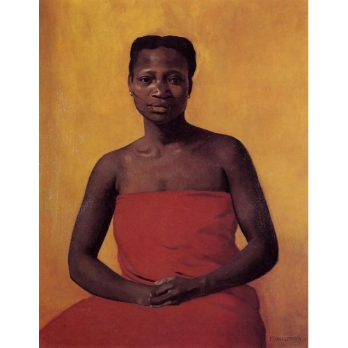Seated Black Woman Front View