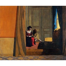 Woman Reading to a Little Girl