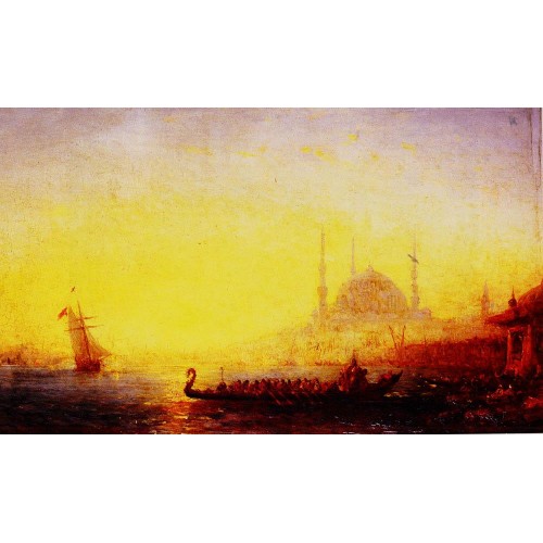 Constantinople Au Soleil Couchant