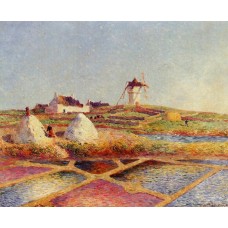 Landscape with Mill near the Salt Ponds