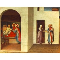 The Healing of Palladia by Saint Cosmas and Saint Damian