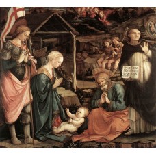 Adoration of the Child with Saints 2