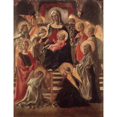 Madonna and Child Enthroned with Saints