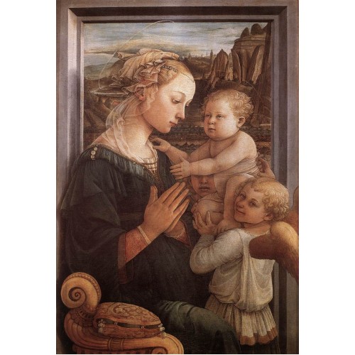 Madonna with the Child and two Angels