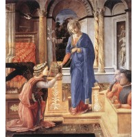 The Annunciation with two Kneeling Donors