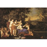 Venus Attended by Nymphs and Cupids