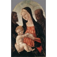 Madonna and Child with two Saints