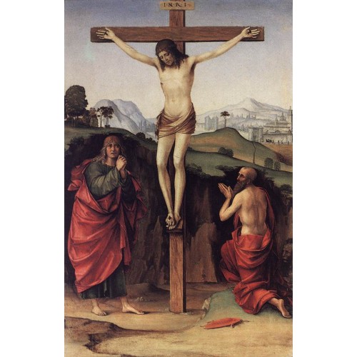 Crucifixion with Sts John and Jerome