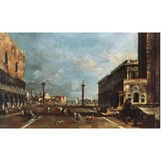 View of Piazzetta San Marco towards the San Giorgio Maggiore