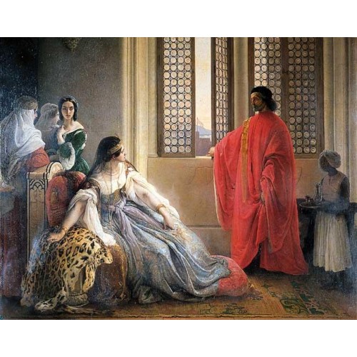 Caterina cornaro deposed from the throne of cyprus 1842