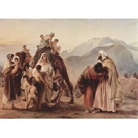 Meeting of jacob and esau 1844