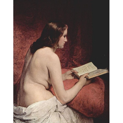 Odalisque with book 1866