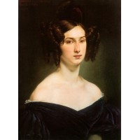 Portrait of countess luigia douglas scotti d adda 1830