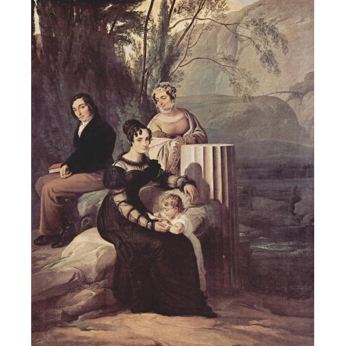 Portrait of familie stampa di soncino