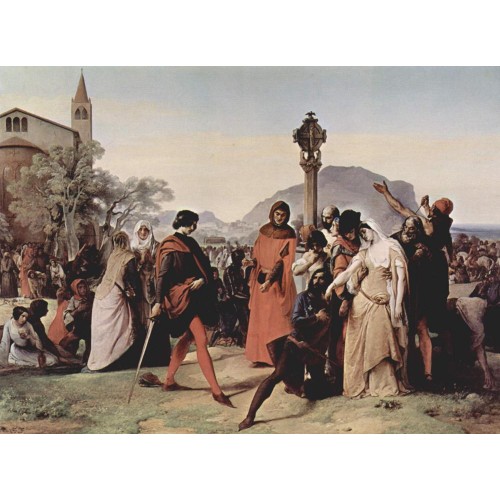 Sicilian evenings painting series scene 3 1846