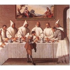 St Hugo of Grenoble in the Carthusian Refectory