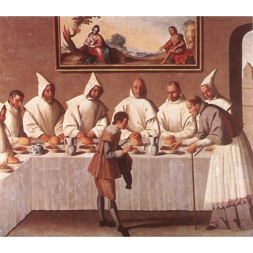 St Hugo of Grenoble in the Carthusian Refectory