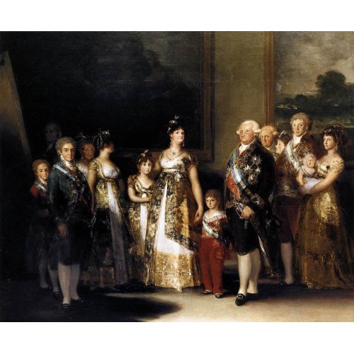 Charles iv of spain and his family