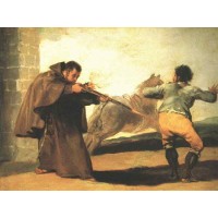 Monk Pedro de Zaldivia Shoots the Bantid Maragato