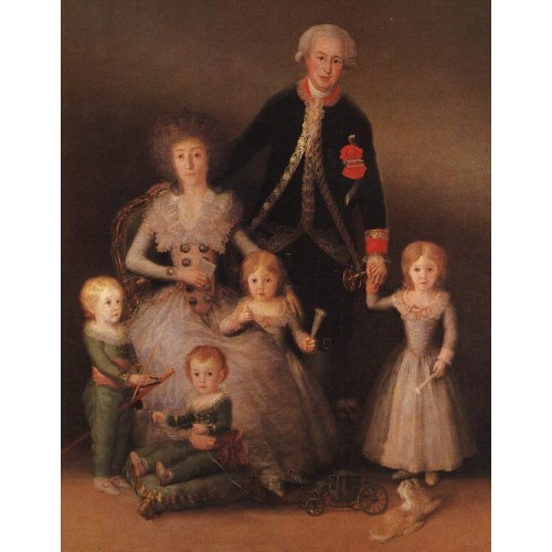 The Duke and Duchess of Osuna and Their Children