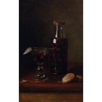 Still Life with Jar of Cherries