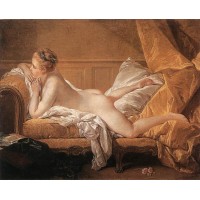 Girl Reclining (Louise O'Murphy)