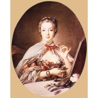 Marquise de Pompadour at the Toilet Table