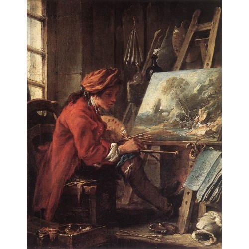 Painter in his Studio