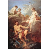 Venus Demanding Arms from Vulcan for Aeneas
