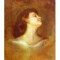 Portrait Of A Lady In Profile