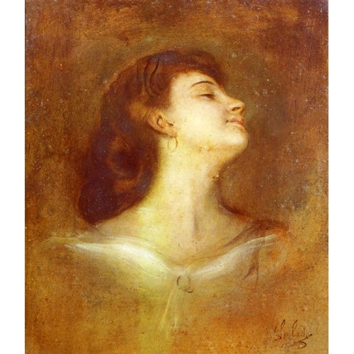 Portrait Of A Lady In Profile