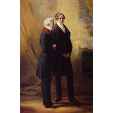 Arthur wellesley 1st duke of wellington with sir robert peel