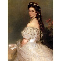 Empress elisabeth of austria in dancing dress