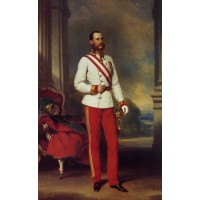 Franz joseph i emperor of austria wearing the dress uniform of an austrian field marshal with
