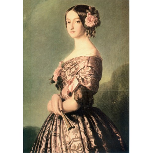 Portrait of francisca caroline gonzaga de bragan a princesse de joinville