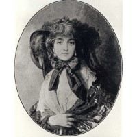Portrait of katarzyna potocka n e branicka wife of adam potocki