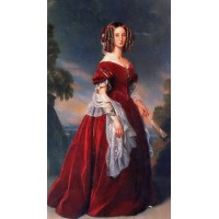 Portrait of marie louise the first queen of the belgians