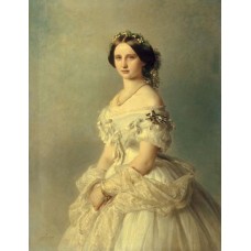 Portrait of princess of baden