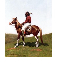 Comanche Brave Fort Reno Indian Territory