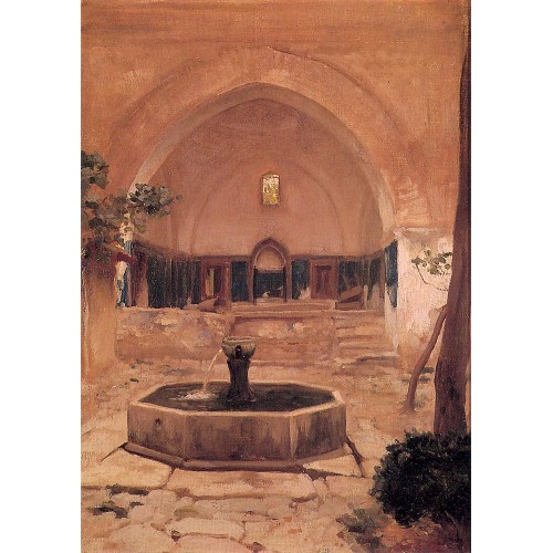 Courtyard of a Mosque at Broussa