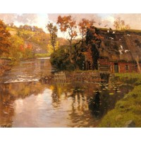 Cottage By A Stream