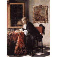 Man Writing a Letter