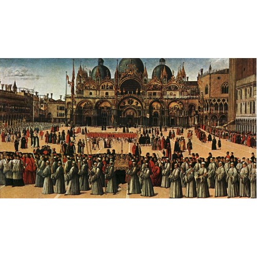 Procession in Piazza S Marco