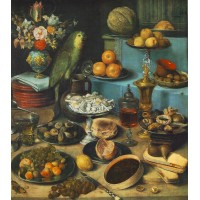 Still life with Parrot