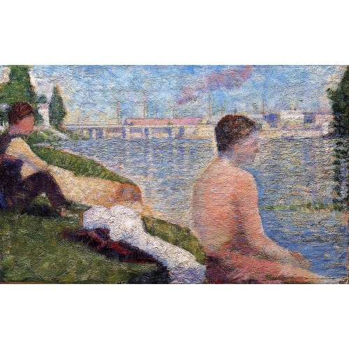 Bathing at Asnieres Seated Bather