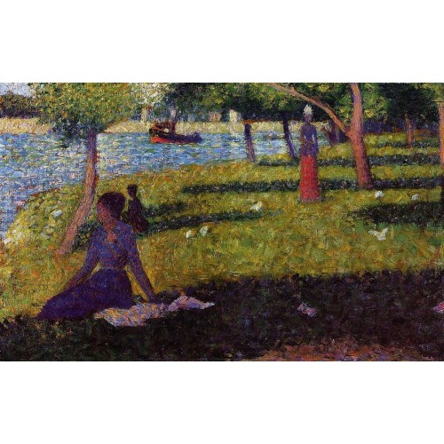 La Grande Jatte Seated and Standing Woman