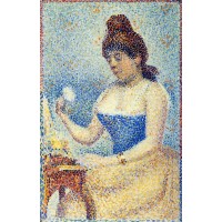 Young Woman Powdering Herself (Study)