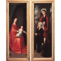 Triptych of Jan Des Trompes (rear of the wings)