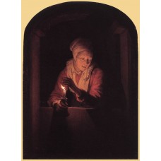 Old Woman with a Candle